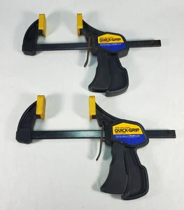 Vintage American Tool 6" Quick Grip Bar Clamps 00546 Set of 2 Mini USA Made - Picture 1 of 7