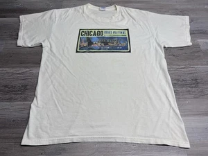 Vintage 2006 Chicago Blues Festival T-Shirt Perfect Fade Music Fest Herren Größe L - Bild 1 von 9