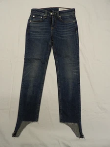 Rag & Bone - CAPRI Jeans - HAMPTON - Distressed Raw Stepped Hem Size - 23 - EUC - Picture 1 of 4