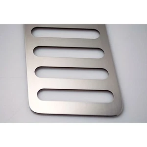 Dead Pedal Trim Plate for 2015-2016 Ford Mustang [Stainless Steel/Brushed] - Foto 1 di 9
