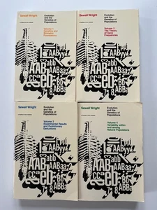Evolution and the Genetics of Populations ~ SEWALL WRIGHT ~ 4 volume set 1,2,3,4 - Bild 1 von 10