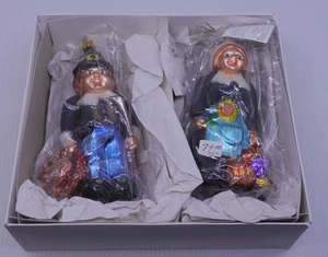 CHRISTOPHER RADKO GLASS PILGRIM PRIDE THANKSGIVING, CHRISTMAS ORNAMENTS, NEW - Picture 1 of 8