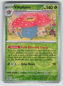 Vileplume Rare SV: Scarlet & Violet 151 045/165 NM - Picture 1 of 2