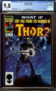 What If? #47 CGC 9.8 WP Marvel 1984 Loki Found Thor Hammer Thor Bill Sienkiewicz - Bild 1 von 2