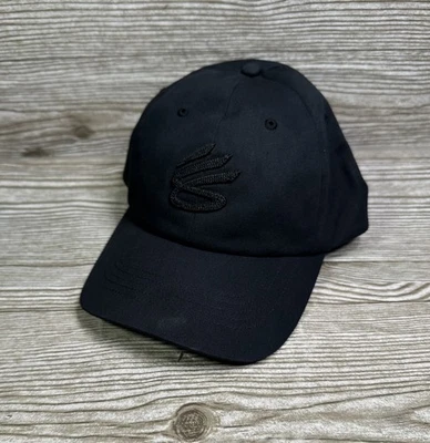 Under Armour Stephen Curry Black Strapback Hat One Size MISSING Adjuster Piece - Image 1 of 4