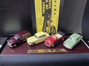 Vanguards Classic Cars 1960s VW CABRIOLET,FORD ANGLIA 105E,MORRIS TRAVELLER - Picture 1 of 9