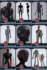 Topps Star Wars Digital Card Trader 18 Card Blue Concept K-2SO Insert Set
