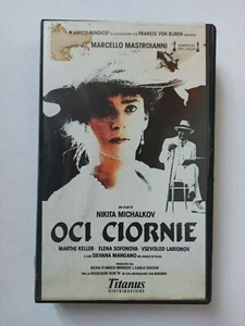 VHS OCI CIORNIE 1987 Nikita Mikhalkov Aufl. TITANUS 1988 RENTAL MIETEN - Bild 1 von 4