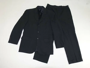 Alfani Men's 3 Button Suit Size 40 Short 31 x 27 Stretch Wool Flat Front 40S - Picture 1 of 12