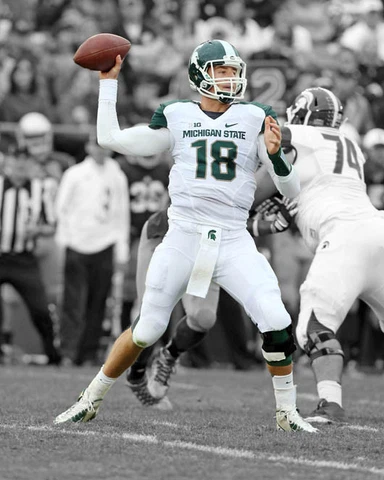 Michigan State Spartans CONNOR COOK Glossy 8x10 Photo Spotlight Print Poster Cover
