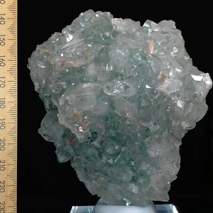 Apophyllite & Stilbite crystal cluster cabinet display mineral specimen 0.46kg - Bild 1 von 7