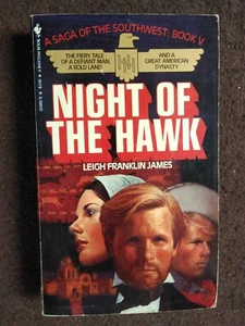 NIGHT OF THE HAWK by LEIGH FRANKLIN JAMES THRILLER PAPERBACK BOOK - Picture 1 of 5