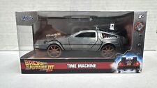 NEW Jada Toys 32185 Back to the Future TIME MACHINE 3 1:32 Die-Cast (B115)
