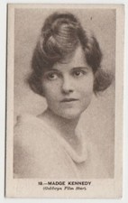 Madge Kennedy 1923 B Morris & Sons Film Star Tobacco Card #19