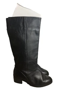 Bagatelle Womens Size 6M Black Knee High Learher Boots - Picture 1 of 7