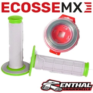 Renthal Manopole Motocross Universali Doppio Composto Morbido/Fermo Mezza Cialda con Filo - Foto 1 di 6