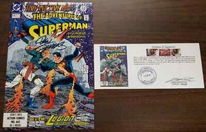 Le avventure di Superman (1987) #478 FIRMATO da Dan Jurgens con WOS notarile - Foto 1 di 5