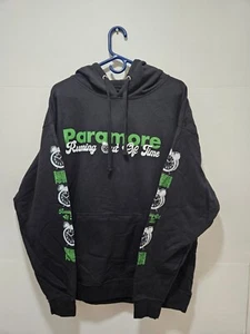 Paramore Running Out of Time Hoodie Sweatshirt Size XL Black Concert Tour NEW - Picture 1 of 5