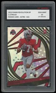 Tarjeta de novato CJ Stroud 2023 Panini Revolution DP Astro 1er grado 10 Texans C.J. - Imagen 1 de 1