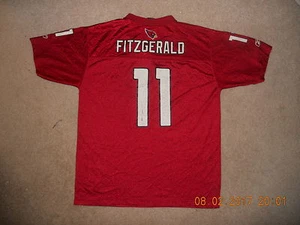Arizona Cardinals Football Jersey Reebok #11 Larry Fitzgerald Reebok Youth XL - Picture 1 of 7