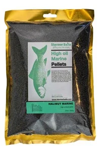 Halibut marine high oil feed pellets for carp and coarse fishing 3mm - Picture 1 of 9