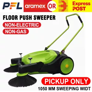 Floor Sweeper Commercial Industrial Large Area Hand Push Brush Eco-Friendly - Picture 1 of 9