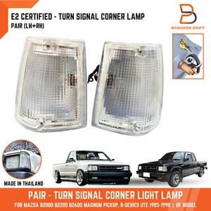 Pair Corner Signal Side Lamp Light FIT MAZDA B2000 B2200 B2600 PICKUP UF 85-93 - Picture 1 of 11