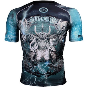 FX-304 ATHENA Skin Tight Compression Base layer Jiujitsu MMA BJJ GYM Rash guard - Picture 1 of 6