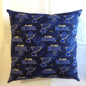 NHL SAINT LOUIS BLUES KOMPLETT 15 X 15 BAUMWOLLKISSEN - GESCHENKE 3 Stile - Bild 1 von 9