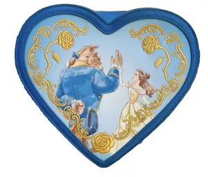Mini Mochila/Bandolera Convertible Corazón Loungefly Beauty And The Beast EXCLUSIVA - Imagen 1 de 7
