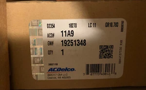 19251348 ACDELCO 11A9 NEW GENUINE OEM WINDOW REGULATOR ASSEMBLY - Picture 1 of 1