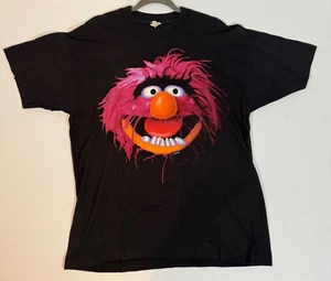 Vintage 90’s Animal The Muppets Blackout Shadow big face tee shirt mens large - Picture 1 of 5