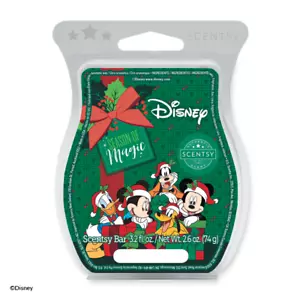 Scentsy Bar Disney Season of Magic 3.2 fl oz Christmas Holiday Green NEW NIP - Picture 1 of 1
