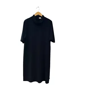 Abito Chico’s Travelers manica corta scollo cappuccio nero elasticizzato tg 2 o 12/14 nuovo con etichette - Foto 1 di 11