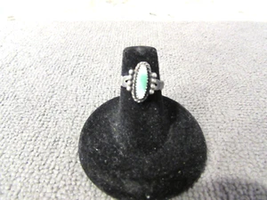 Maisel's Trading Post- Sterling Silver Turquoise Ring Sz 5 - Picture 1 of 6