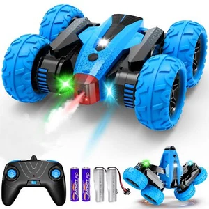 RC Cars 2.4GHz Fast Stunt RC Car 4WD Double Sided 360° Rotating RC Trucks wit... - Picture 1 of 7