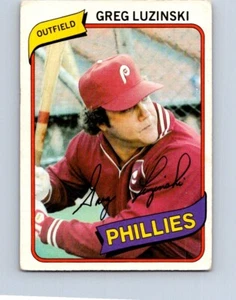 VINTAGE BASEBALL CARD O-PEE-CHEE 1980 PHILADELPHIA PHILLIES GREG LUZINSKI  NO320 - Bild 1 von 2