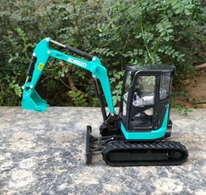 1/30 Scale KOBELCO SK35SR-6E Compact Excavator Green Diecast Model Toy - Bild 1 von 7