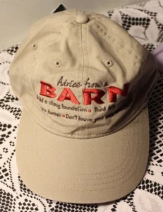 Gorra Advice from a Barn talla única nueva con etiquetas - Imagen 1 de 3