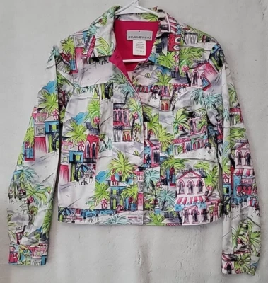 Blazer Sharon Young Vintage Feminino Tamanho 2 Cena de Café Jaqueta Cropped Ano Novo - Imagem 1 de 4