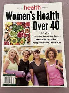 Women's Health Over 40 Magazine Special Being Happy Exercise Better Brain Heart