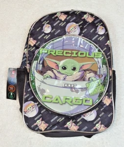 Disney Star Wars Baby Yoda Backpack Mandalorian Precious Cargo 17" - Picture 1 of 5