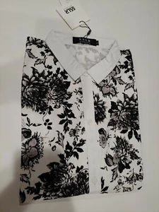 SSLR Herren Collection Hemd mit Blumenmuster und Knopfleiste - Größe XL - Bild 1 von 5