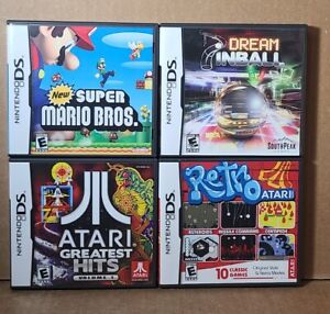 LOT de 4 jeux Nintendo DS TOUS CIB Super Mario Bros Atari