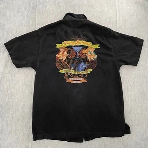 Tommy Bahama Shirt Adult Small Republic Of Relaxation Hawaiian Hula Girl Martini - Picture 1 of 11
