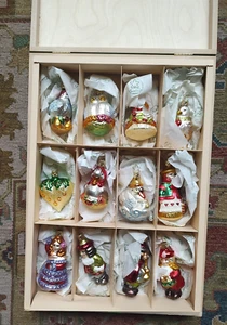 Inge Glas Of Germany Twelve Days of Christmas verpackt 12er Set Glas Ornamente - Bild 1 von 8