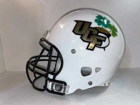 UCF KNIGHTS FOOTBALL HELMET- Size Medium Riddell Revolution Croke Park Game Cover