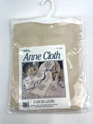 Leisure Arts Anne Cloth 11630 IVORY 1 1/4 Yards 58” Wide 18 Count Afghan Fabric - Image 1 of 4