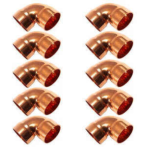 Appli Parts AP-C078B10 7/8 90 Degree Elbow Short Turn Copper pipe fittings CxC S - Picture 1 of 1