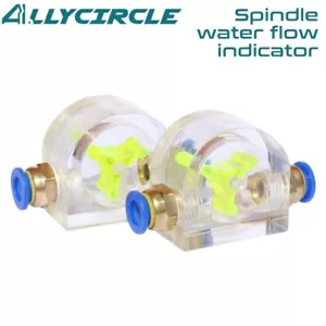 Water Flow Indicator 6/8/10/12MM Diameter Acrylic Semicircle Metal Circle Square - Picture 1 of 30